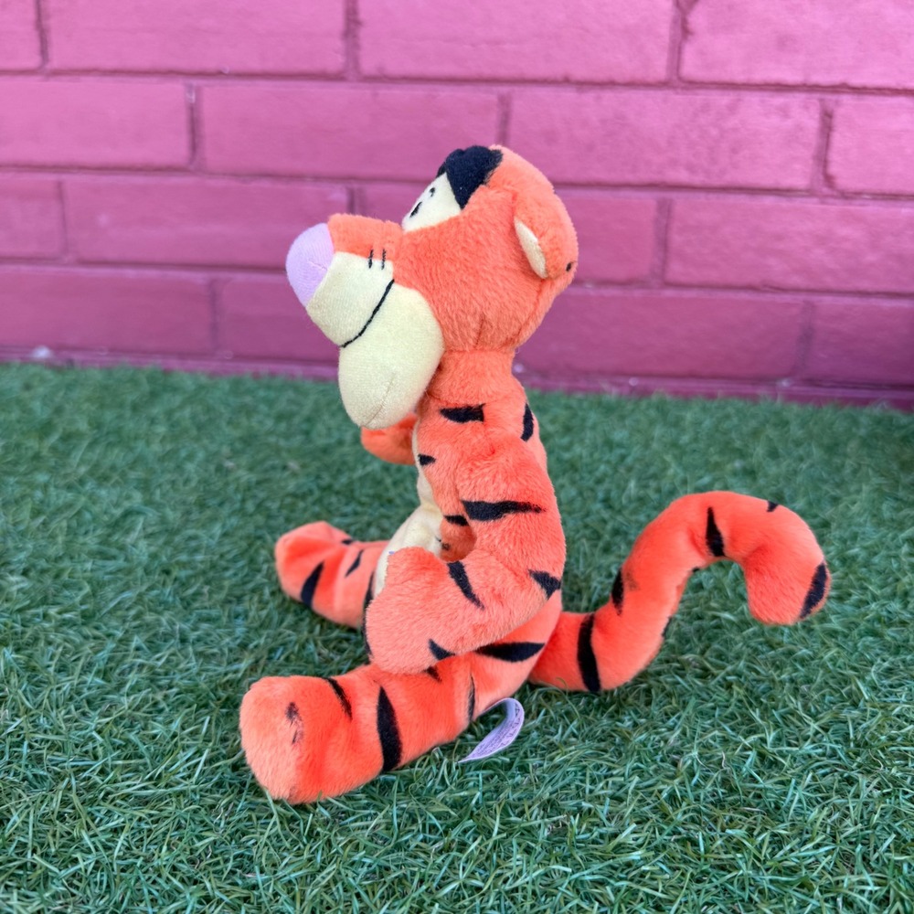 Vtg 90s Disney Mattel Winnie The Pooh Tigger Beanbag Friend Plush Kidcore 8 inch - Picture 4 of 7